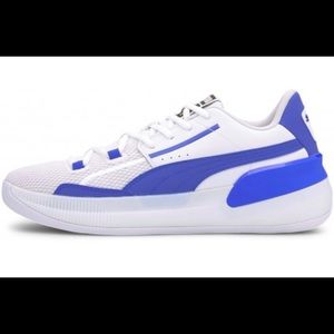 SOLD!! Puma Clyde Hardwood Strong Blue Sz 11